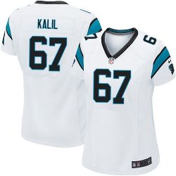 Cheap Ryan Kalil Panthers Women Jersey From China White Game #67