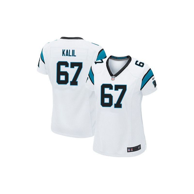 Cheap Ryan Kalil Panthers Women Jersey From China White Game #67