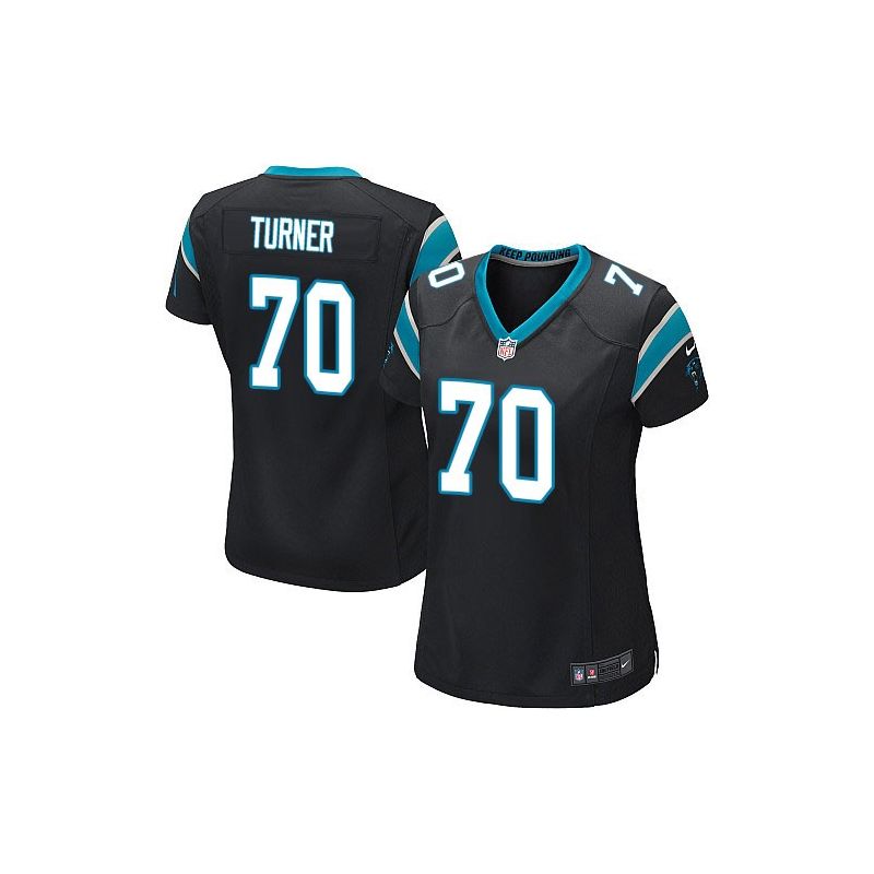 Cheap Trai Turner Panthers Women Jersey From China Black Game #70