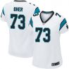 Cheap Michael Oher Panthers Women Jersey From China White Game #73