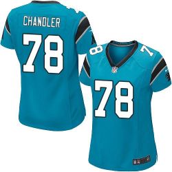 Cheap Nate Chandler Panthers Women Jersey From China Blue Game #78