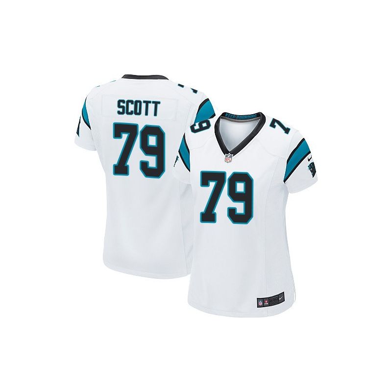 Cheap Chris Scott Panthers Women Jersey From China White Game #79