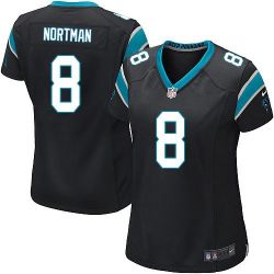 Cheap Brad Nortman Panthers Women Jersey From China Black Game #8
