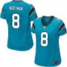 Cheap Brad Nortman Panthers Women Jersey From China Blue Game #8