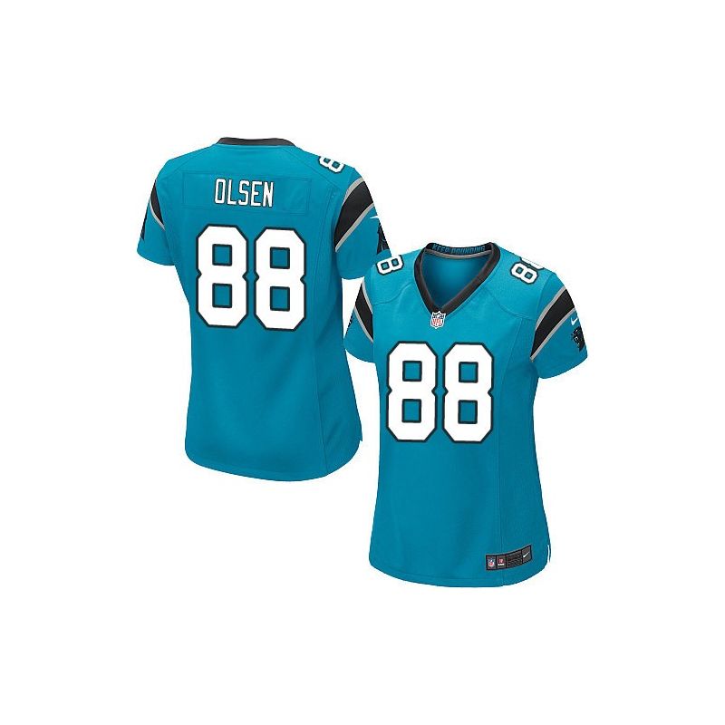 Cheap Greg Olsen Panthers Women Jersey From China Blue Game #88