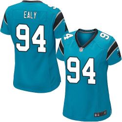 Cheap Kony Ealy Panthers Women Jersey From China Blue Game #94