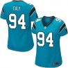 Cheap Kony Ealy Panthers Women Jersey From China Blue Game #94