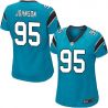 Cheap Charles Johnson Panthers Women Jersey From China Blue Game #95