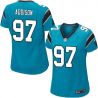 Cheap Mario Addison Panthers Women Jersey From China Blue Game #97