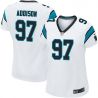 Cheap Mario Addison Panthers Women Jersey From China White Game #97