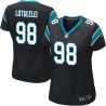 Cheap Star Lotulelei Panthers Women Jersey From China Black Game #98