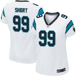 Cheap Kawann Short Panthers Women Jersey From China White Game #99