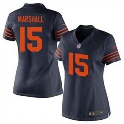 Cheap Brandon Marshall Bears Women Jersey From China Blue-Orange-Number Game #15