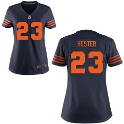 Cheap Devin Hester Bears Women Jersey From China Blue-Orange-Number Game #23