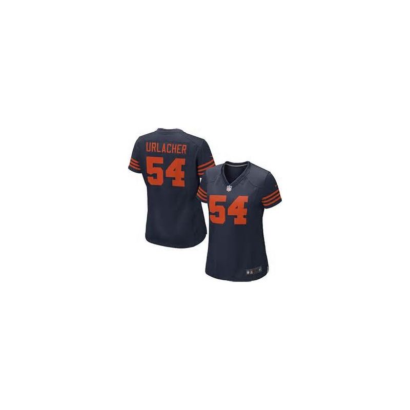 Cheap Brian Urlacher Bears Women Jersey From China Blue-Orange-Number Game #54