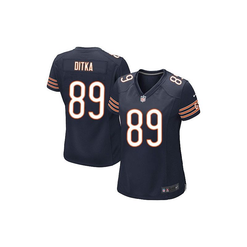 Cheap Mike Ditka Bears Women Jersey From China Blue Game #89