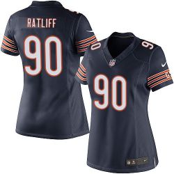 Cheap Jay Ratliff Bears Women Jersey From China Blue Game #90