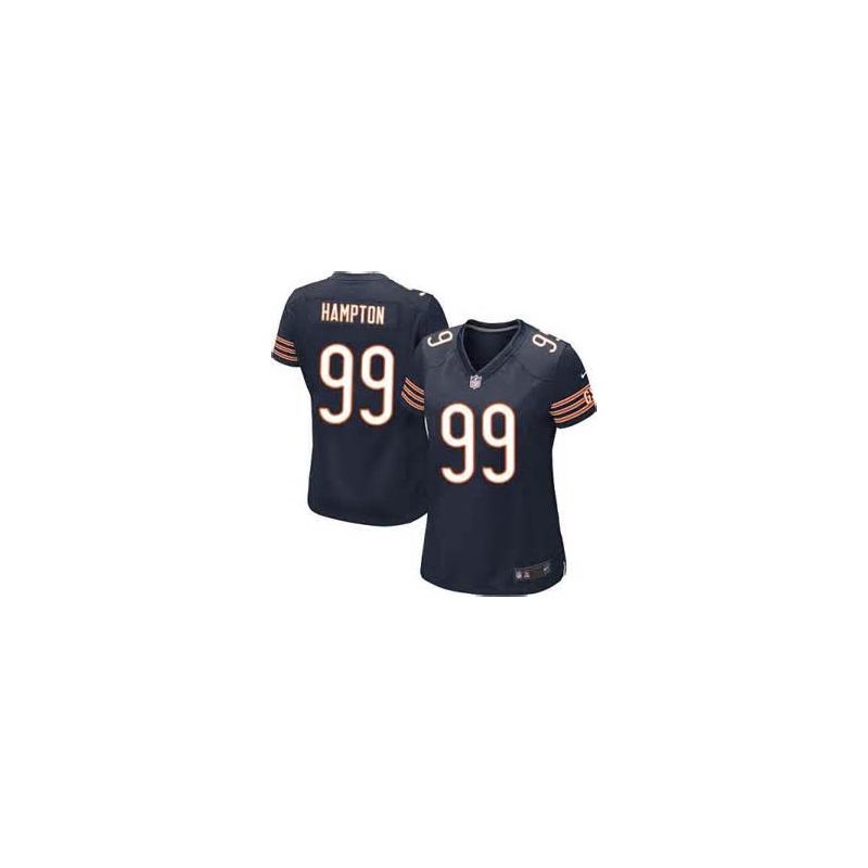 Cheap Dan Hampton Bears Women Jersey From China Blue Game #99