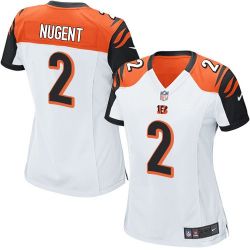 Cheap Mike Nugent Bengals Women Jersey From China White Game #2