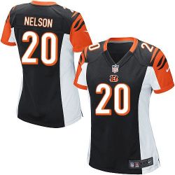 Cheap Reggie Nelson Bengals Women Jersey From China Black Game #20