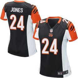 Cheap Adam Jones Bengals Women Jersey From China Black Game #24