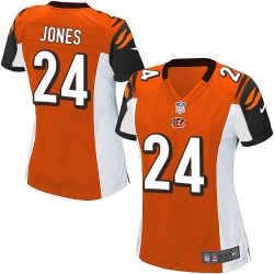 Cheap Adam Jones Bengals Women Jersey From China Orange Game #24