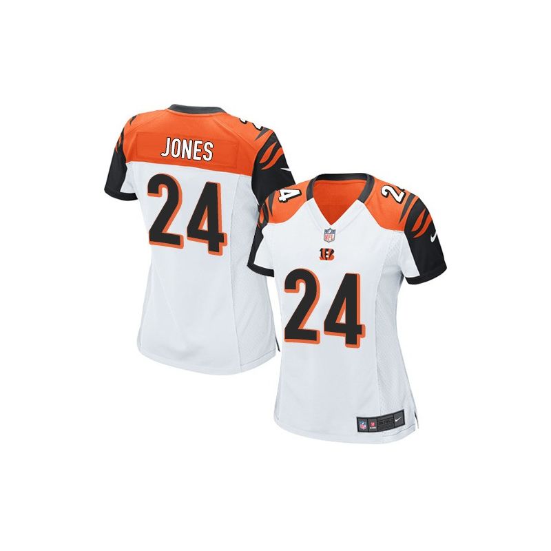 Cheap Adam Jones Bengals Women Jersey From China White Game #24