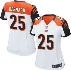 Cheap Giovani Bernard Bengals Women Jersey From China White Game #25