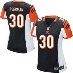 Cheap Cedric Peerman Bengals Women Jersey From China Black Game #30