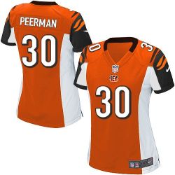 Cheap Cedric Peerman Bengals Women Jersey From China Orange Game #30
