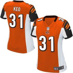 Cheap Shiloh Keo Bengals Women Jersey From China Orange Game #31