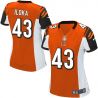 Cheap George Iloka Bengals Women Jersey From China Orange Game #43