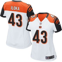 Cheap George Iloka Bengals Women Jersey From China White Game #43