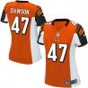 Cheap Paul Dawson Bengals Women Jersey From China Orange Game #47