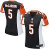 Cheap AJ McCarron Bengals Women Jersey From China Black Game #5