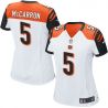 Cheap AJ McCarron Bengals Women Jersey From China White Game #5