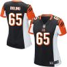 Cheap Clint Boling Bengals Women Jersey From China Black Game #65