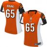 Cheap Clint Boling Bengals Women Jersey From China Orange Game #65