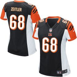 Cheap Kevin Zeitler Bengals Women Jersey From China Black Game #68