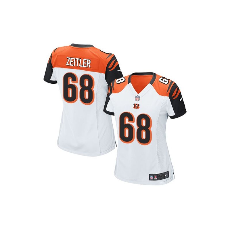 Cheap Kevin Zeitler Bengals Women Jersey From China White Game #68