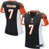 Cheap Boomer Esiason Bengals Women Jersey From China Black Game #7