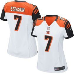 Cheap Boomer Esiason Bengals Women Jersey From China White Game #7