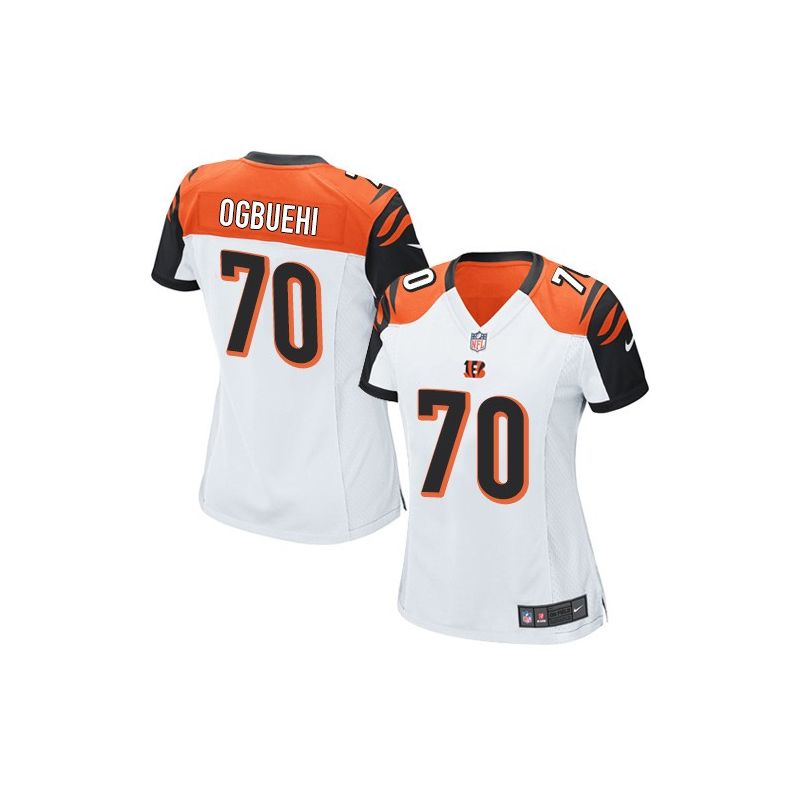 Cheap Cedric Ogbuehi Bengals Women Jersey From China White Game #70