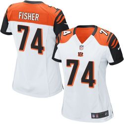 Cheap Jake Fisher Bengals Women Jersey From China White Game #74