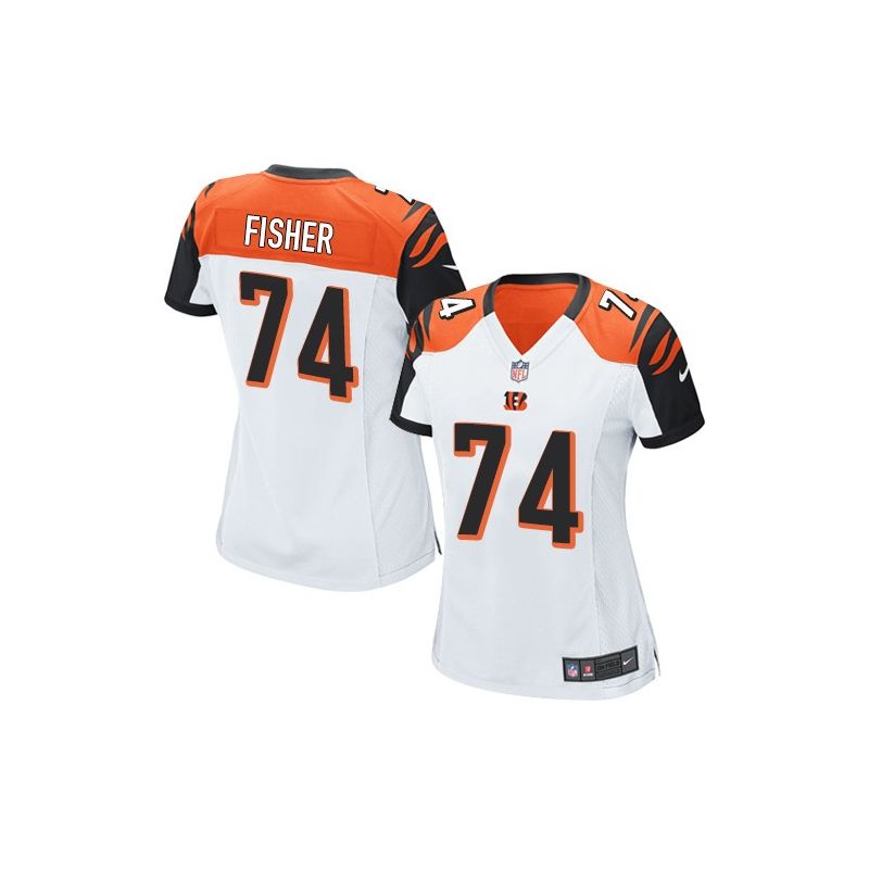 Cheap Jake Fisher Bengals Women Jersey From China White Game #74