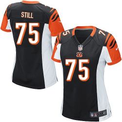 Cheap Devon Still Bengals Women Jersey From China Black Game #75