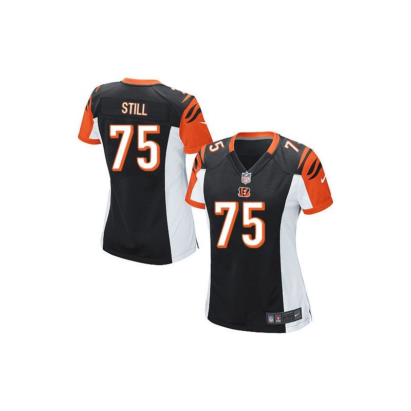 Cheap Devon Still Bengals Women Jersey From China Black Game #75