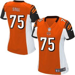 Cheap Devon Still Bengals Women Jersey From China Orange Game #75