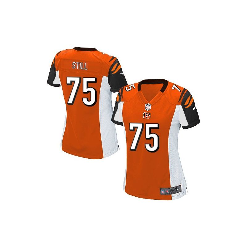 Cheap Devon Still Bengals Women Jersey From China Orange Game #75