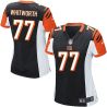 Cheap Andrew Whitworth Bengals Women Jersey From China Black Game #77
